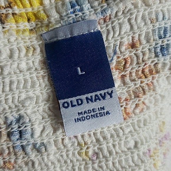 Old Navy Floral Spaghetti Strap Dress Pockets Linen Sustainable Flirty Feminine - Picture 12 of 15